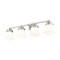 Z-Lite Vaughn Vanity, 4-Light, 7.75 In.W x 31.5 In.L x 9.5 In.H, Brushed Nickel/Matte Opal 735-4V-BN - alternate 2